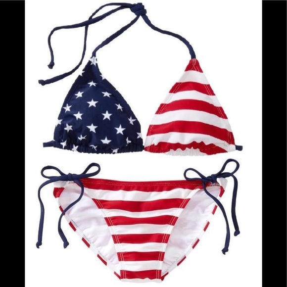 Old Navy Other - 🎉HP🎉 NWT Stars & Stripes American Flag Bikini